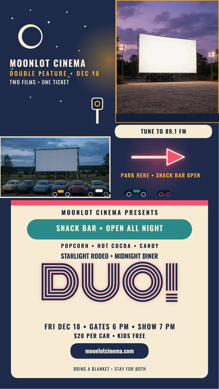 Moonlot double feature night story template