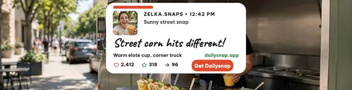 Dailysnap street corn creator billboard template