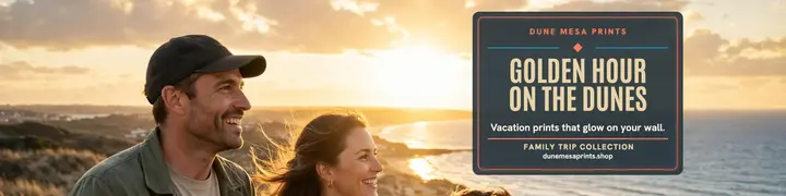 Dune Mesa family vacation banner template