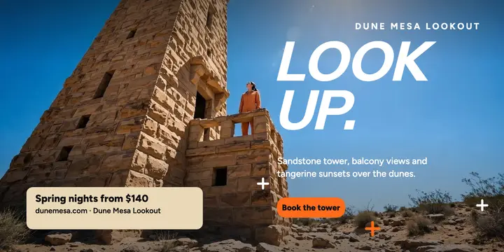 Dune Mesa Lookout tower x-post template