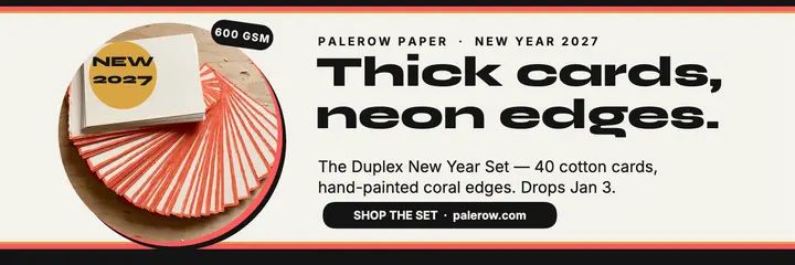 Palerow Paper New Year duplex set header template