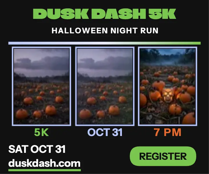 Dusk Dash Halloween run ad template