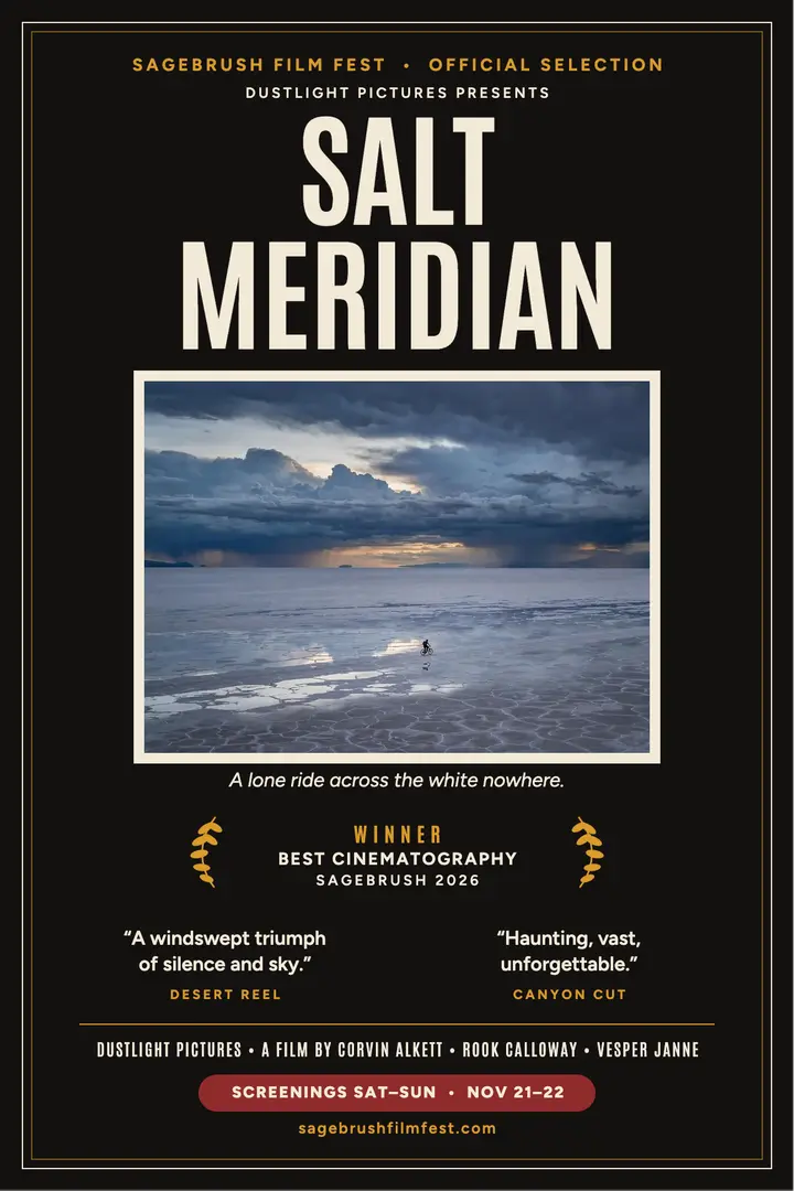 Salt Meridian desert festival poster template