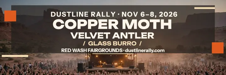 Dustline Rally desert lineup header template