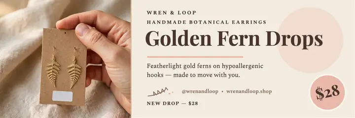 Wren and Loop earring header template
