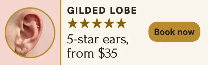 Gilded Lobe ear styling review banner template