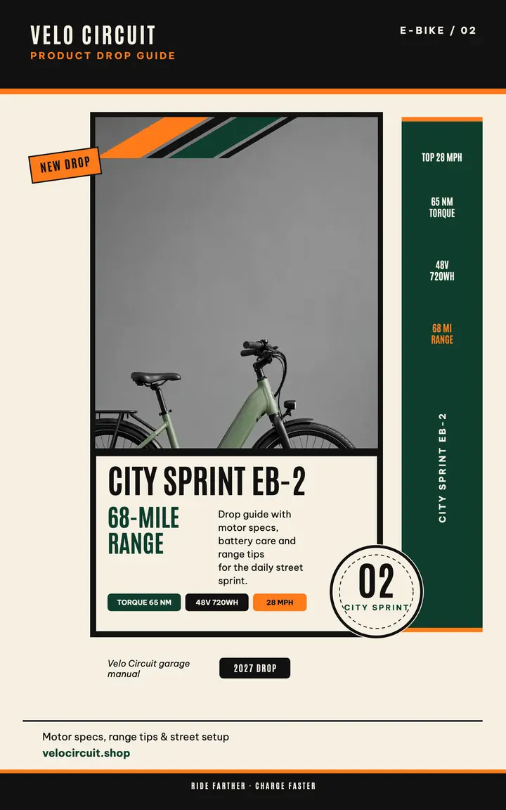 Velo Circuit city e-bike drop guide cover template