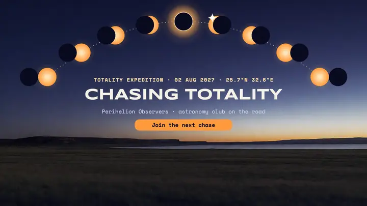 Eclipse chasers YouTube banner: astronomy club youtube banner template