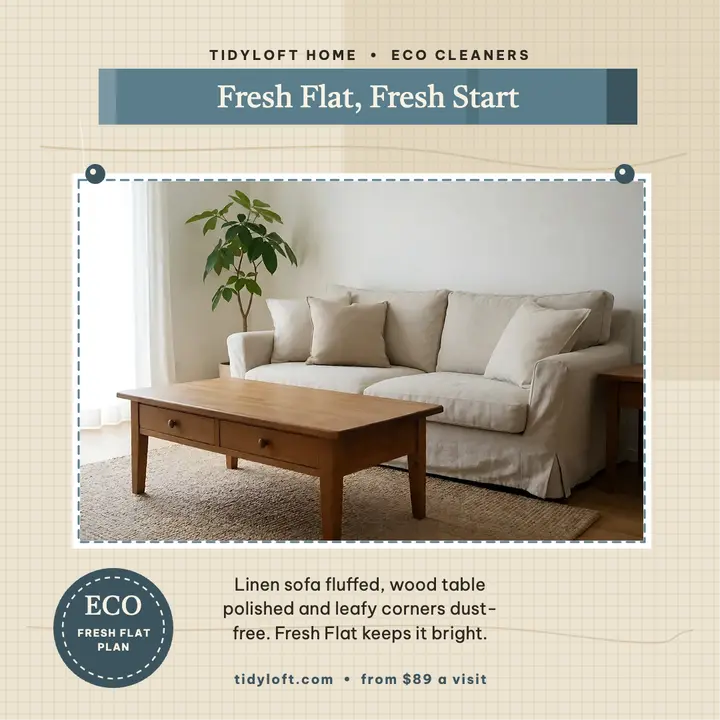 Tidyloft eco cleaners linen post template