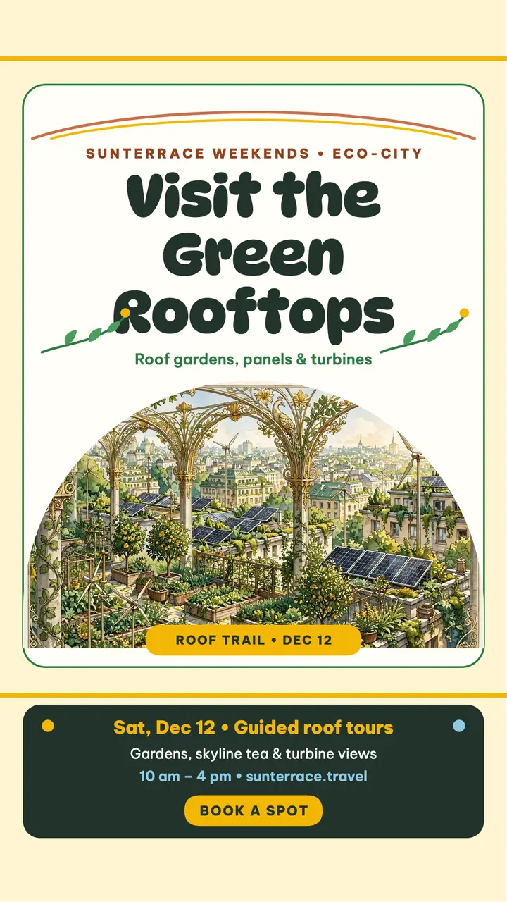 Sunterrace green rooftops weekend story template
