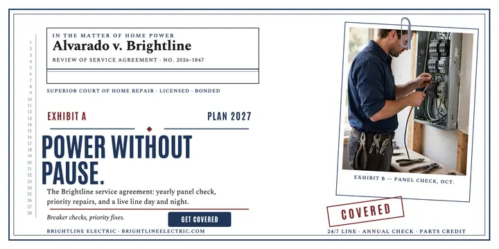 Brightline Electric agreement filing post template