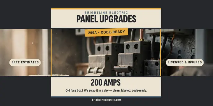 Brightline panel upgrade workbench post template
