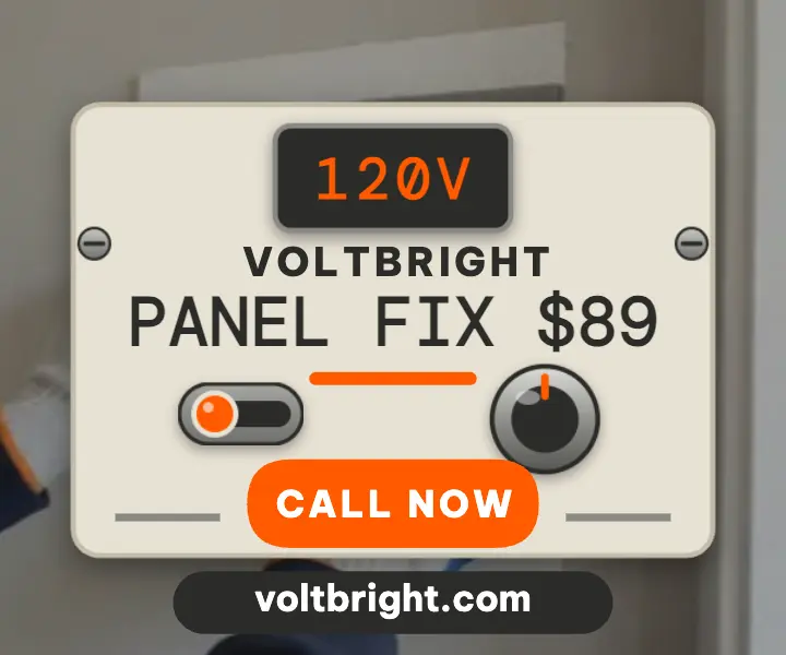 Voltbright Electric panel safety check ad template