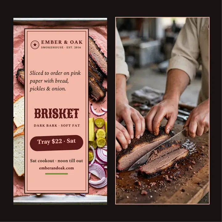 Ember and Oak brisket tray post template