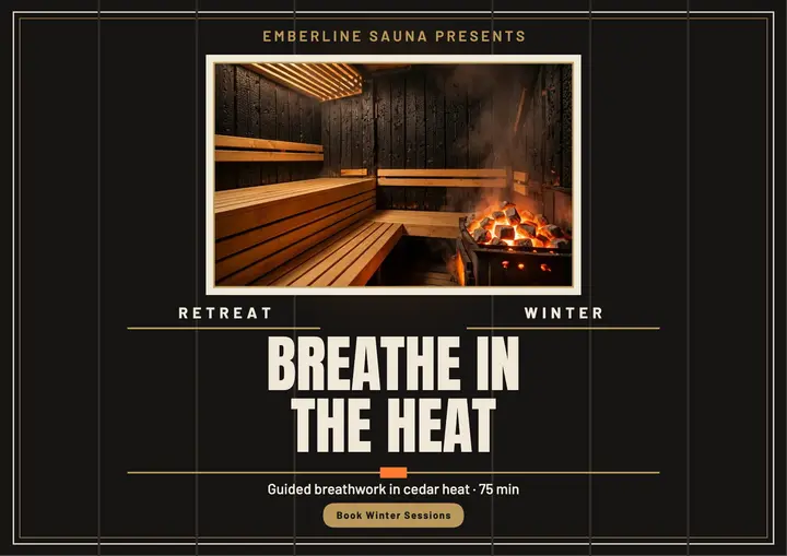 Emberline Sauna winter retreat certificate: sauna retreat certificate template