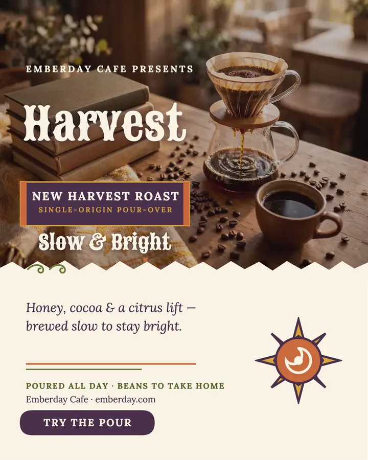 Emberday Harvest pour-over post template
