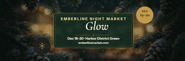Emberline Night Market moody glow header template