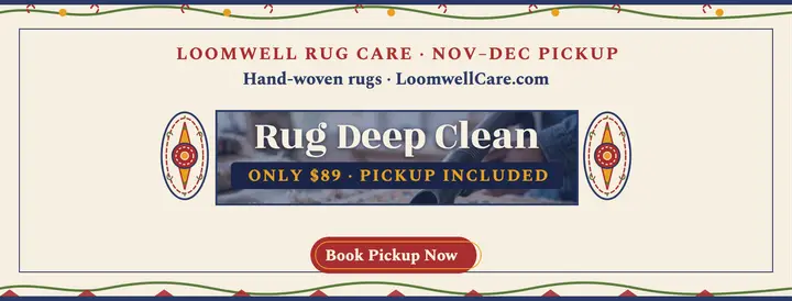 Loomwell rug deep clean promo cover template