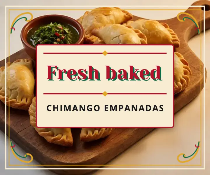 Empanada bakery fresh baked ad template