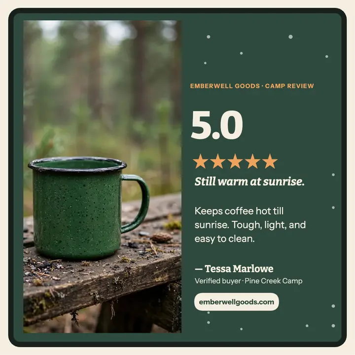 Emberwell camp mug review post template