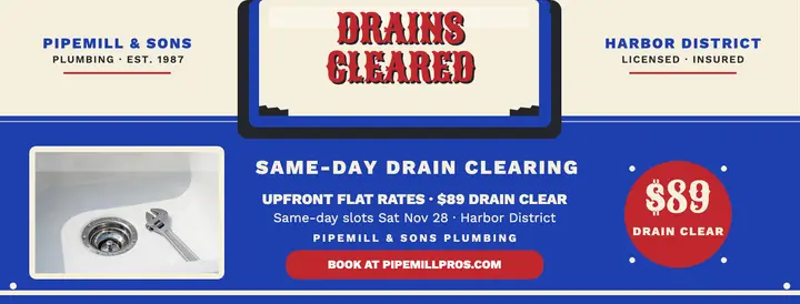 Pipemill same-day drain enamel cover template