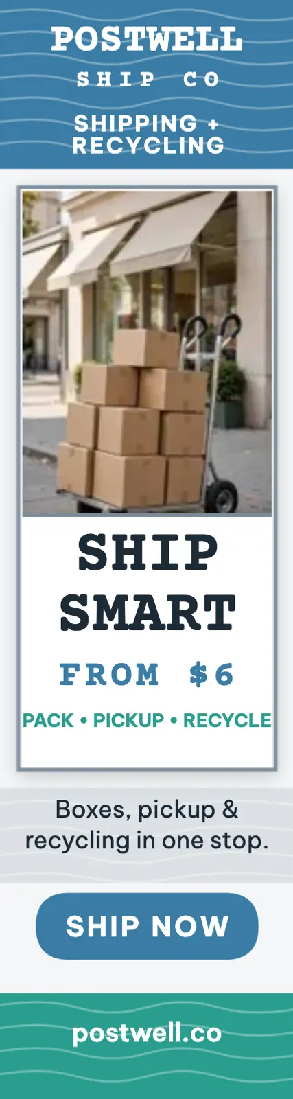 Postwell shipping recycling skyscraper template