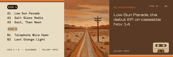 Glasswren Low Sun Parade EP header template