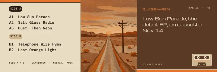 Glasswren Low Sun Parade EP header template