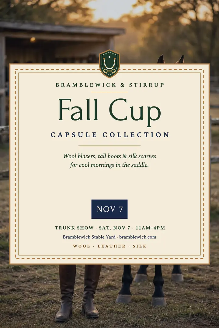 Bramblewick fall capsule poster template