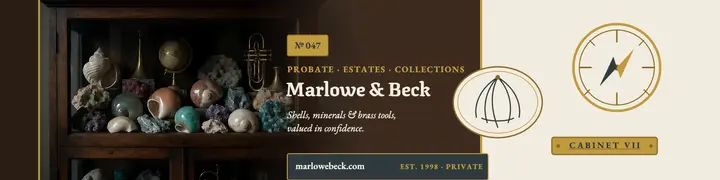 Marlowe and Beck estate appraisal banner template