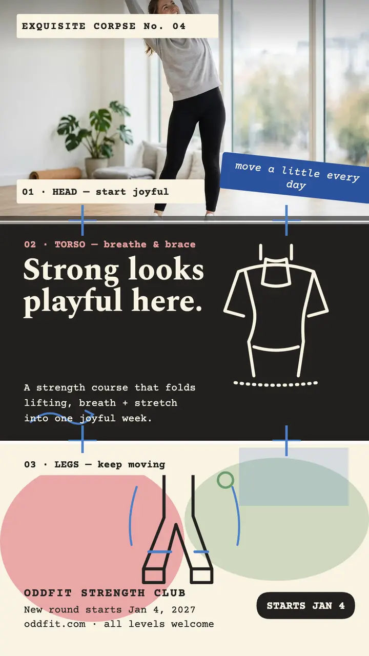 Oddfit folded strength story template