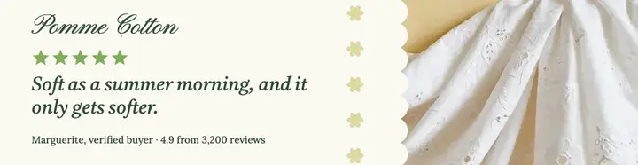 Pomme Cotton review billboard template