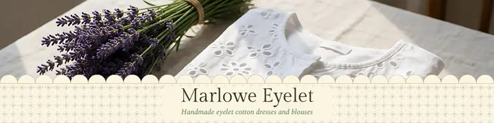 Marlowe Eyelet shop banner template