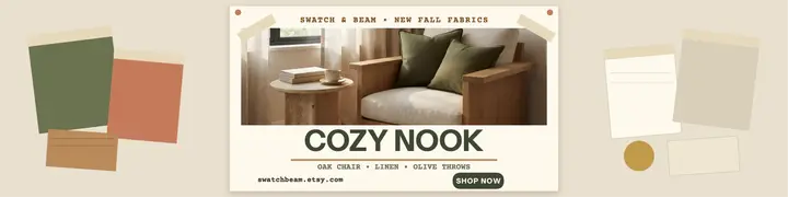 Swatch and Beam cozy nook banner template