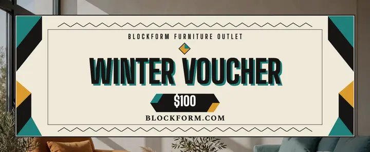 Blockform winter furniture voucher template
