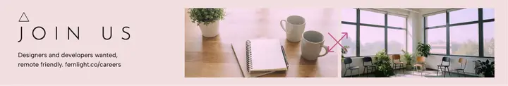 Fernlight hiring cover: we're hiring linkedin cover template