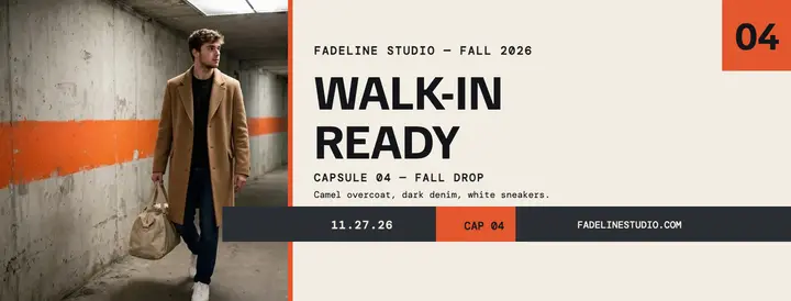 Fadeline tunnel walk arrival cover template