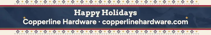 Copperline Hardware holiday cover template