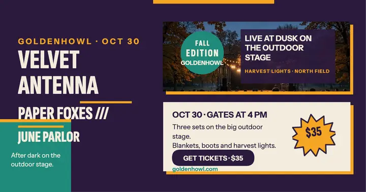 Goldenhowl fall festival lineup post template