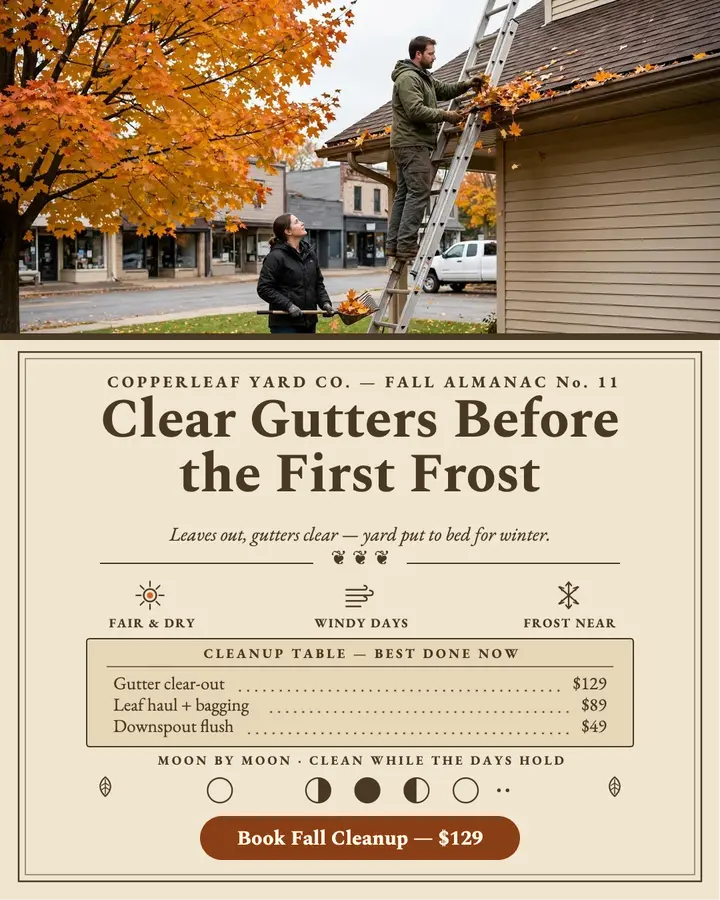 Copperleaf fall gutter almanac post template