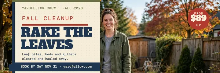 Yardfellow Crew fall cleanup header template