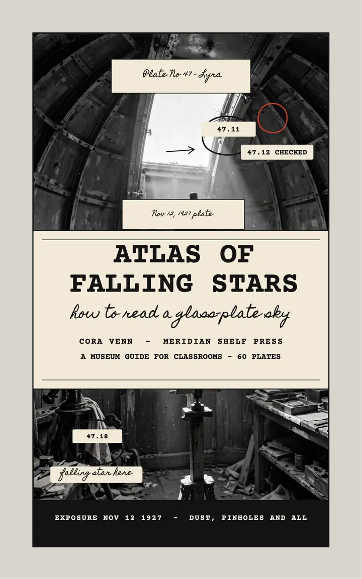 Atlas of Falling Stars ebook cover template
