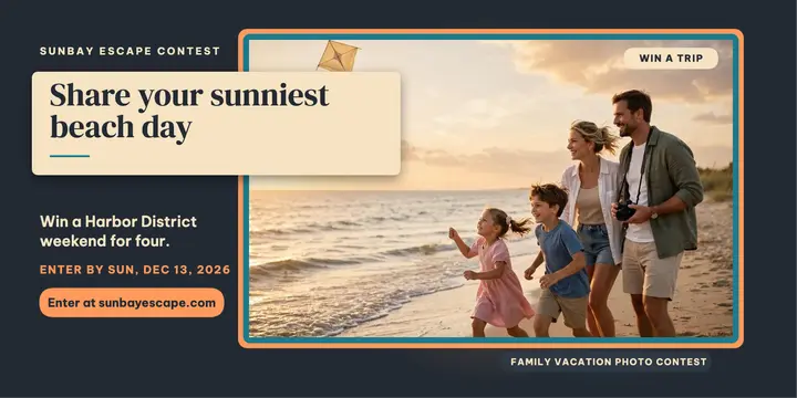 Sunbay Escape Contest beach post template