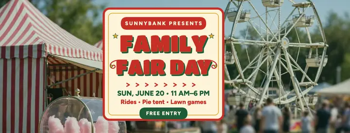 Sunnybank Family Fair day cover template