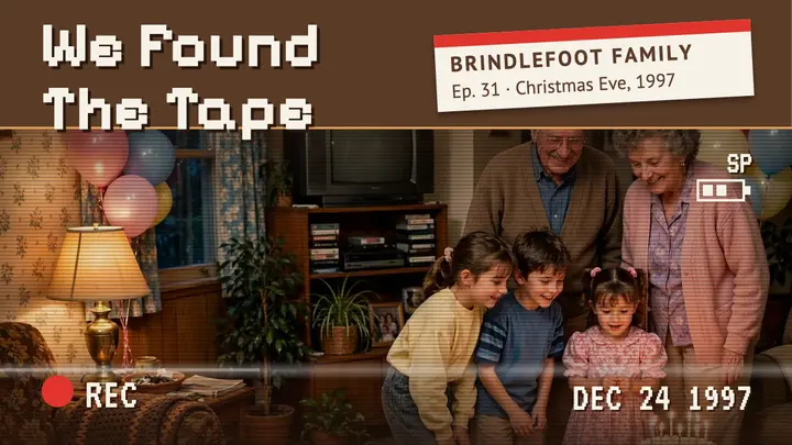 Family channel home video thumbnail, camcorder tape template