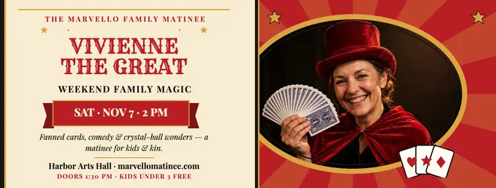 Marvello family magic matinee cover template
