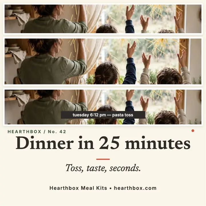Hearthbox pasta night family post template