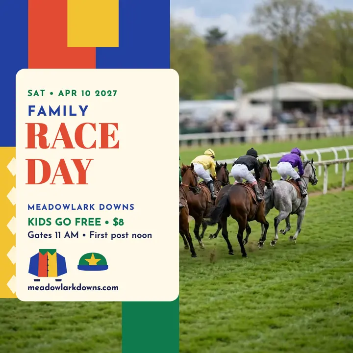 Meadowlark Downs Family Race Day post template