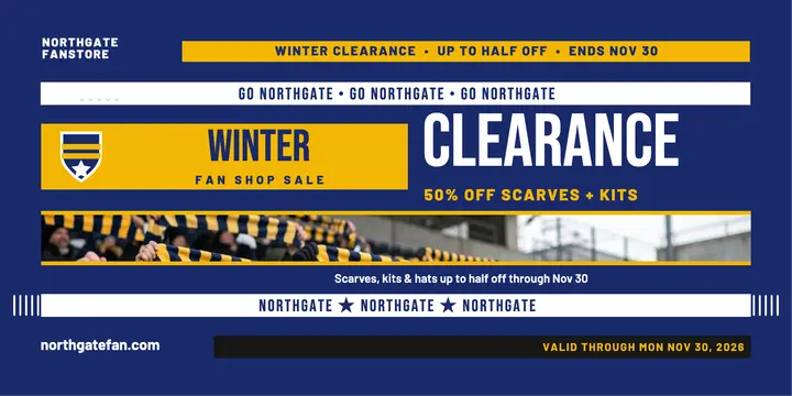 Northgate Fanstore winter clearance scarf post template