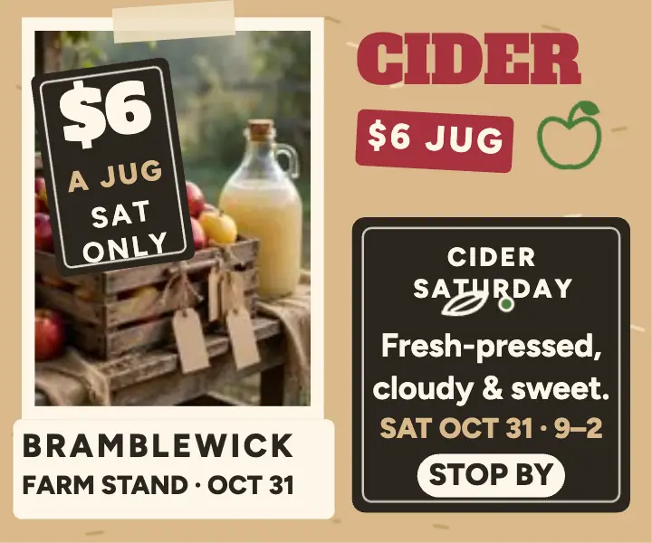 Bramblewick cider Saturday medium ad template